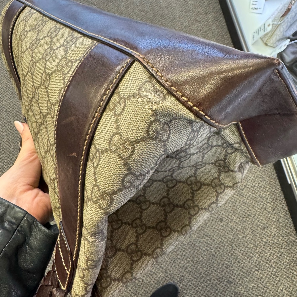 Doorcrasher Gucci Brown Leather Bag